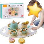 Wooden Afternoon Tea Set