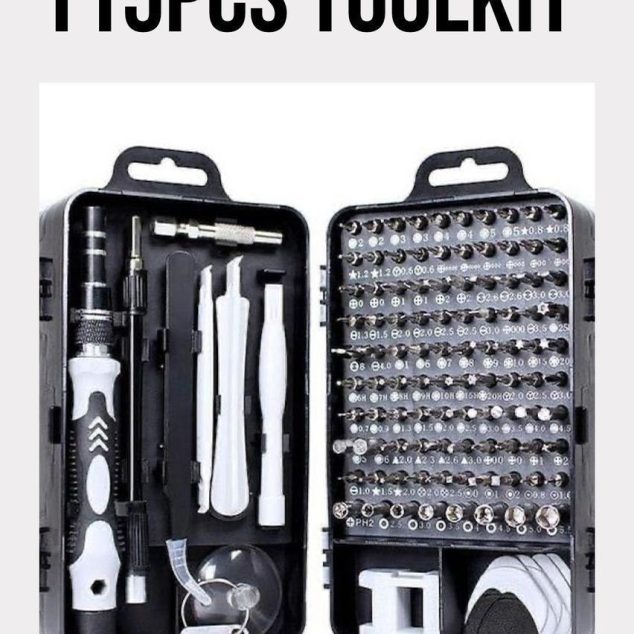 115pc Metal Toolkit