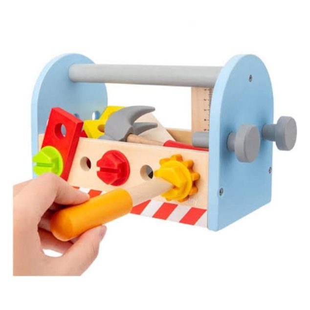 Kids Wooden Toolbox
