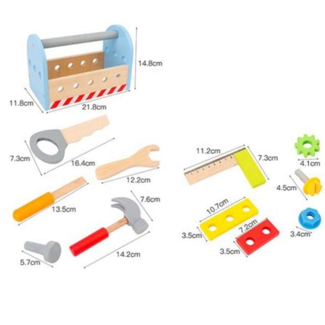 Kids Wooden Toolbox