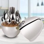 Egg Shaped Cutlery Set