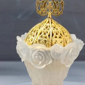 Rose Design Oud Burner