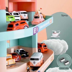 3 in 1 parking and car crash adventure toy 1