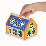 Wooden House Shape And Number Sorter