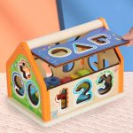 Wooden House Shape And Number Sorter
