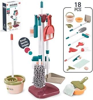 18pc kids cleaning set