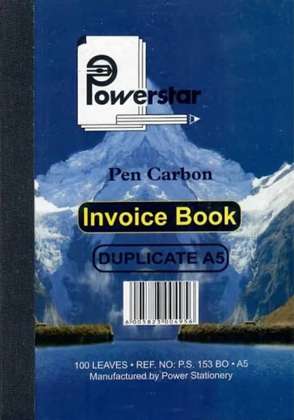 A5 Invoice Book